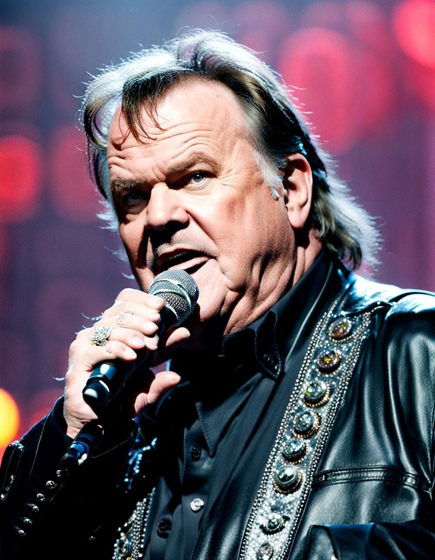 Singer Meat Loaf: An AI Generated Portrait