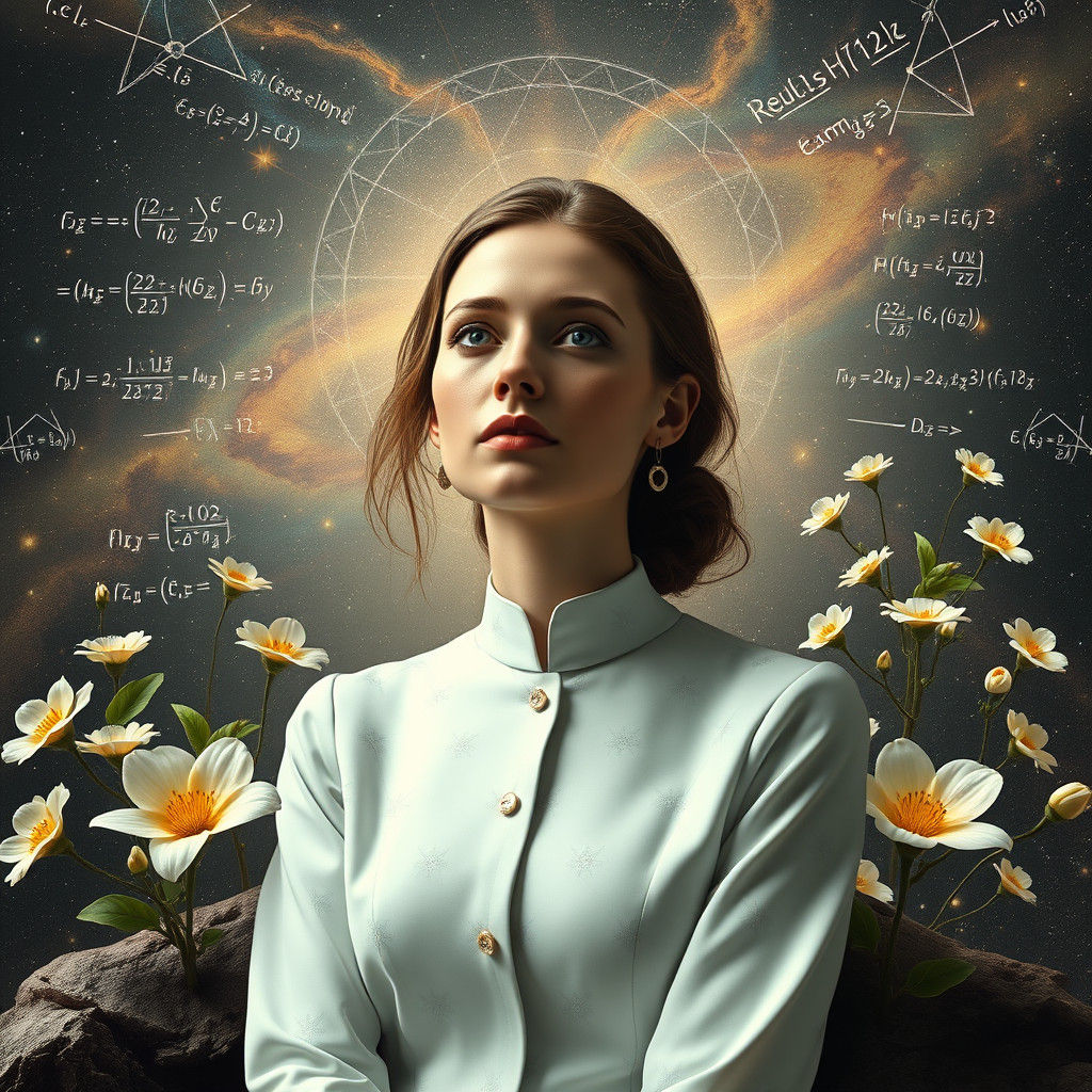 Ethereal Woman Unifies Physics, Biology, and Consciousness