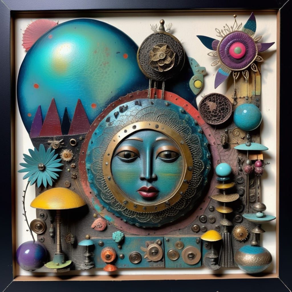 Enigmatic Whimsy in Parallel Universe Folk Art