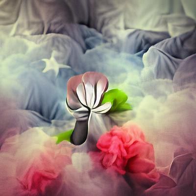 Dream Flower on Matte Background