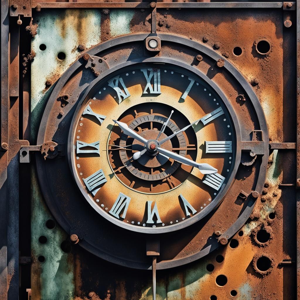Old factory clock