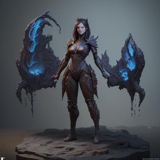 Detailed Action Figure Concept Art in 8K