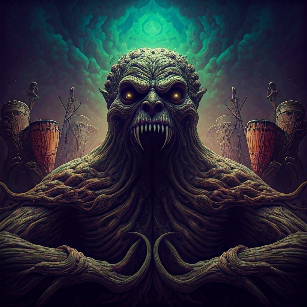Chaos-Ridden Azathoth: An Amorphous, Otherworldly Being