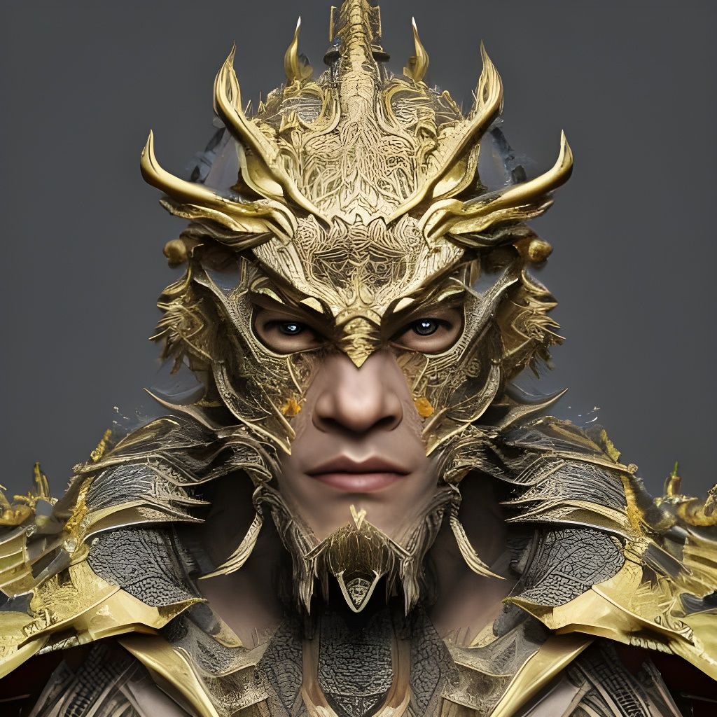 Wukong Portrait in Intricate Magic Armor
