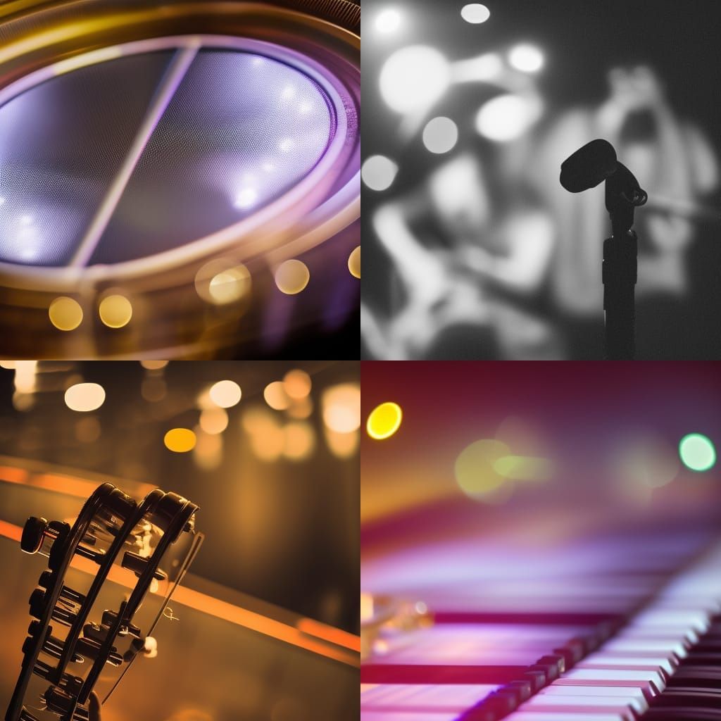 Musical Instrument in Professional Photography Style