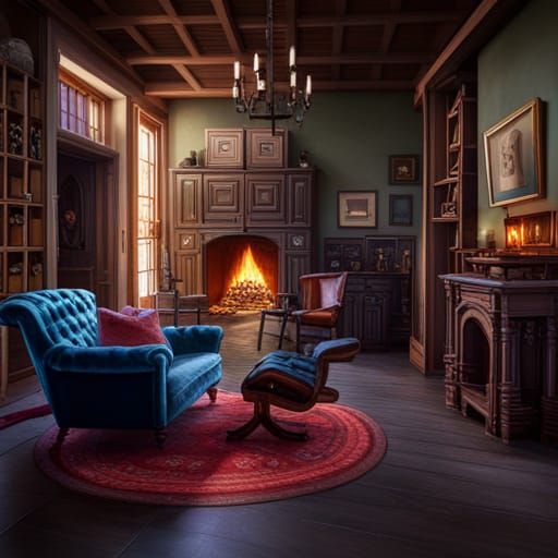 Skeletor Relaxes with Wine: Detailed Matte Painting