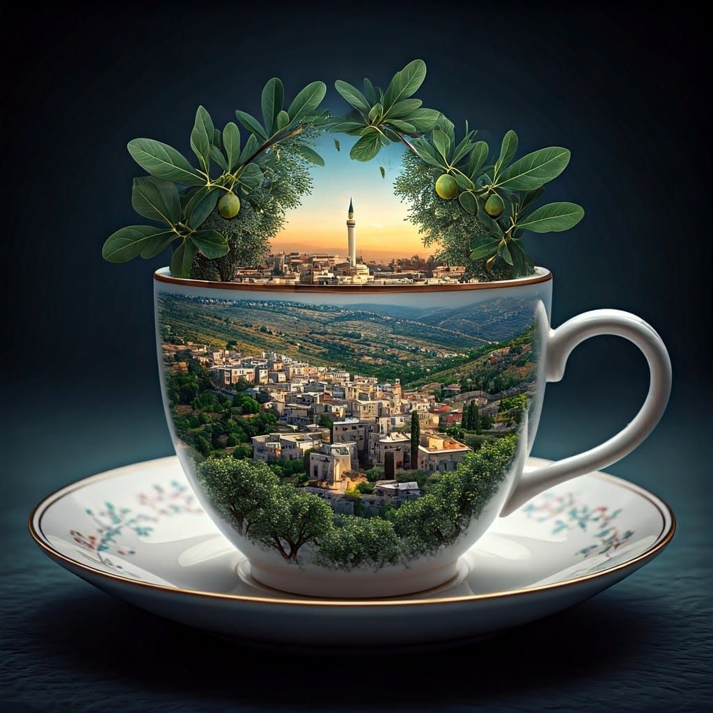 Enchanted Nablus Teacup Design