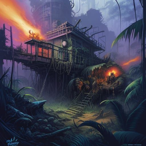 Jungle Death Trap Mark Brooks and Dan Mumford, comic book ar...