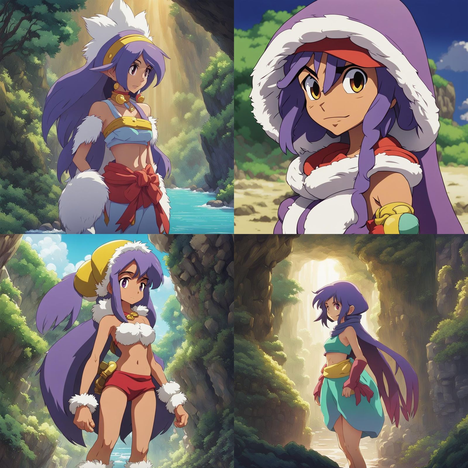 Shantae in Eskimo Costume, Anime Key Visual