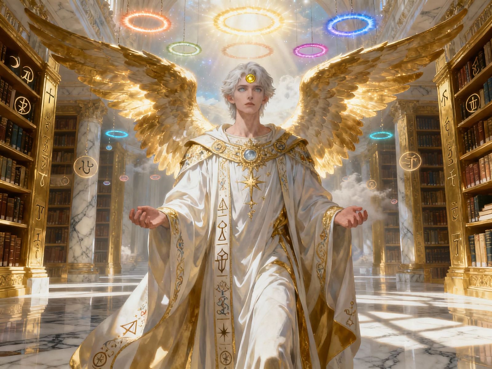 Archangel Leonard in Celestial Archive