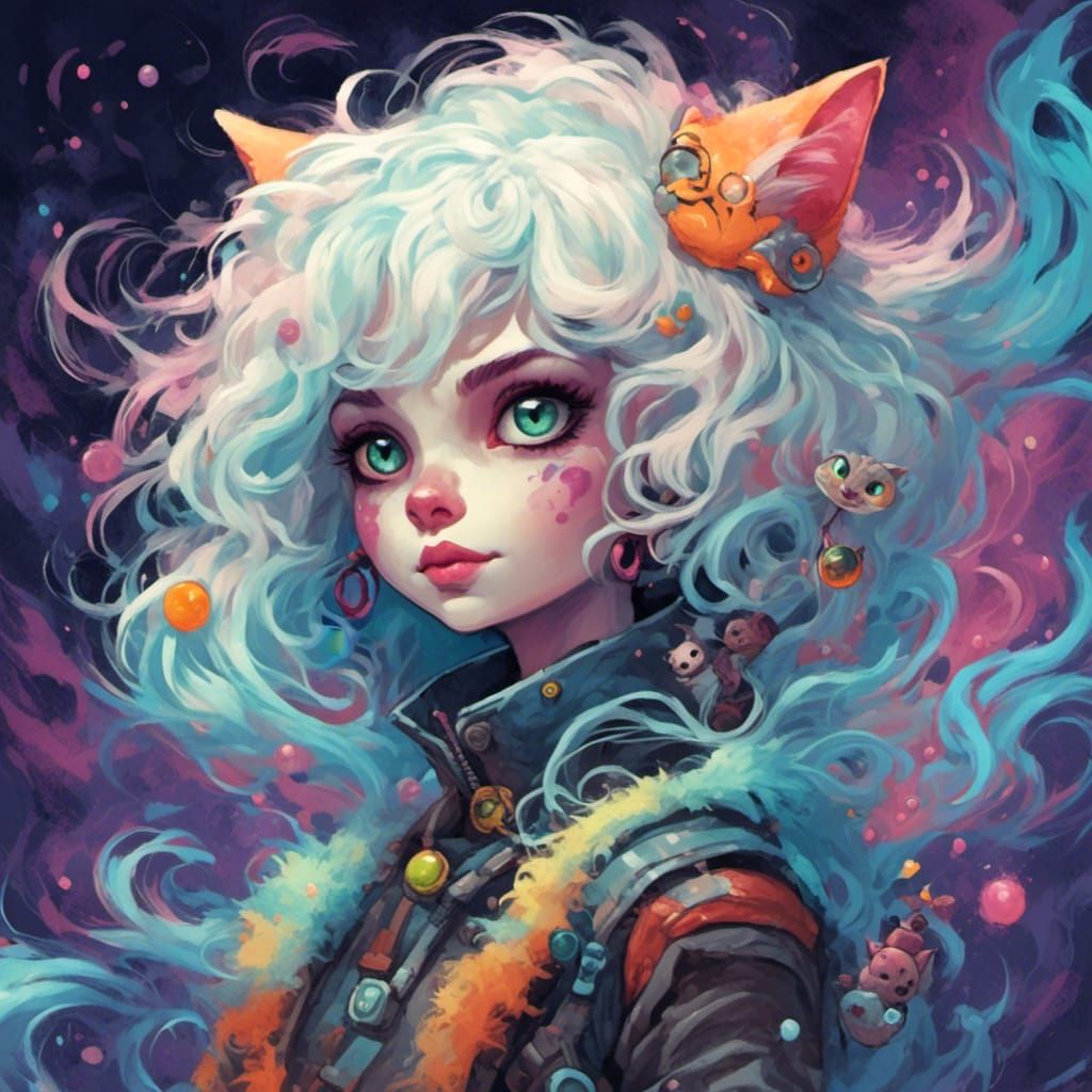 <lora:SybilThorn-LORA1:1.0> fuzzy schnuggums kitty blob