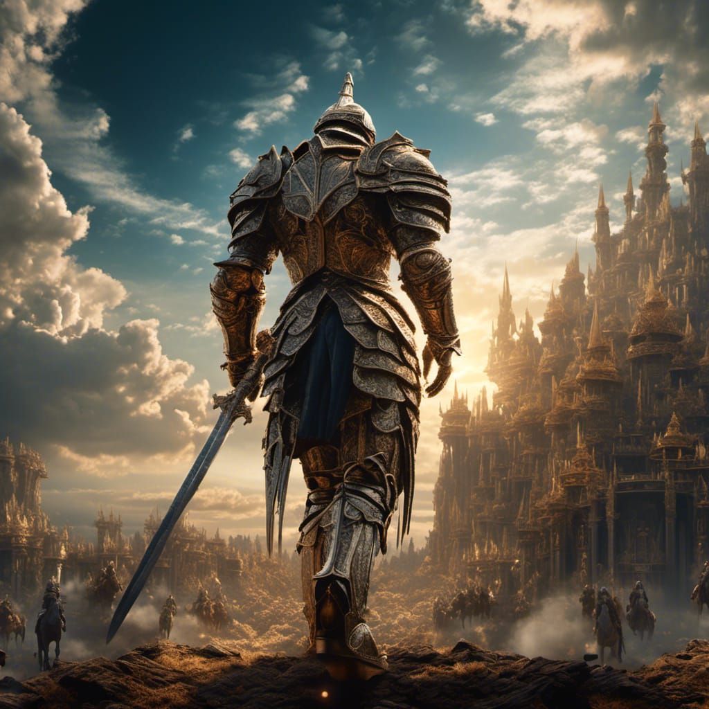 Knight in Shining Armor Enters Heaven