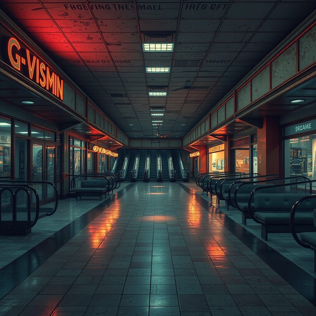 Eerie 90s Mall Portals to Forgotten Dreams