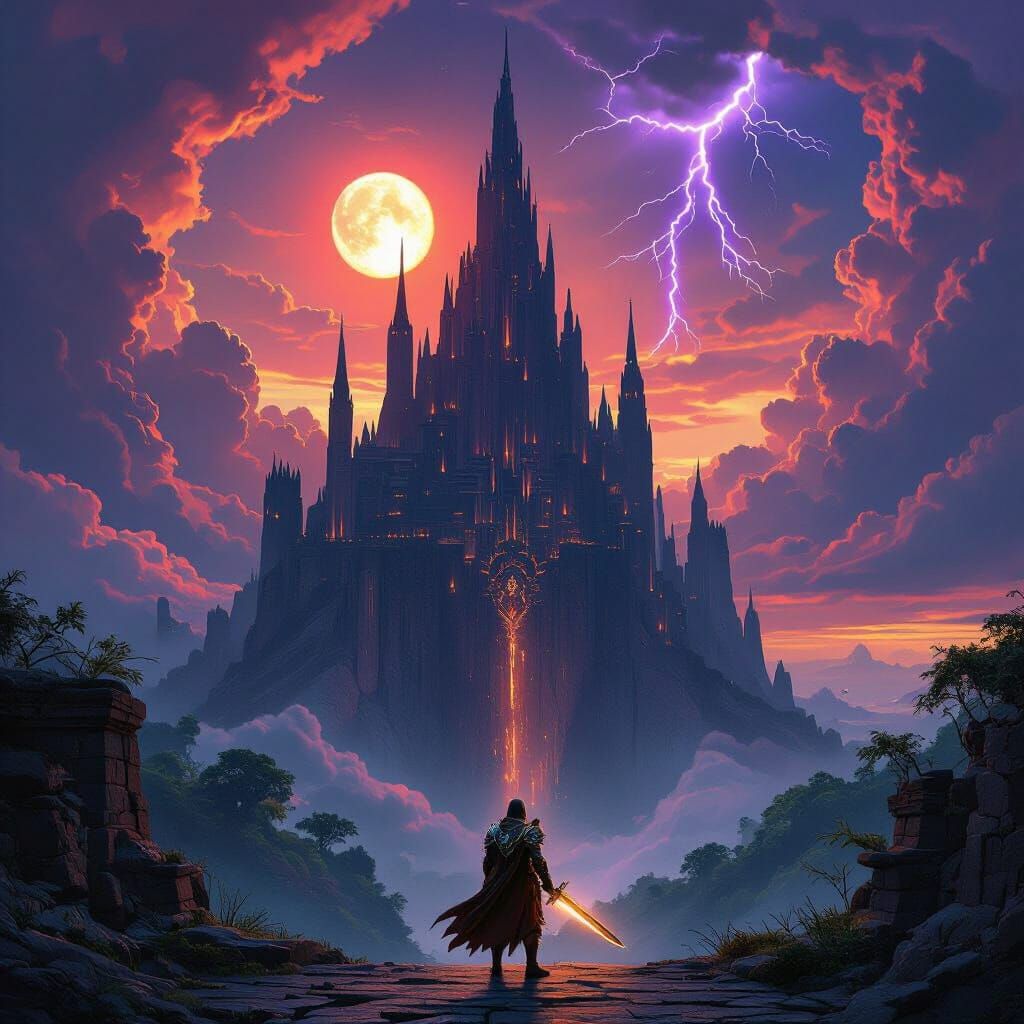 Epic Citadel and Dragon Under Twin Suns