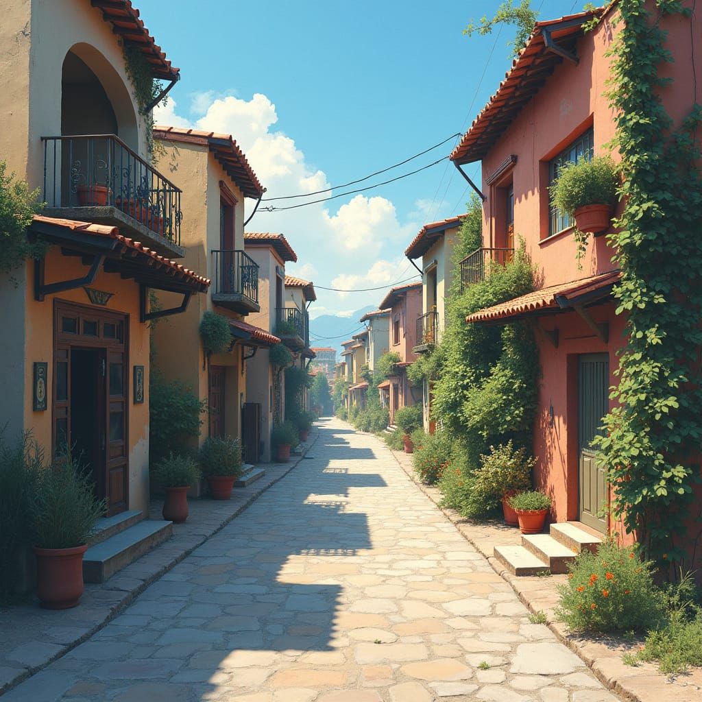 Fantastical Matte Painting of a Real-World Landscape