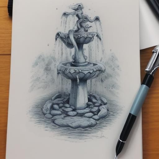 Elegant Fountain Pen Close-Up