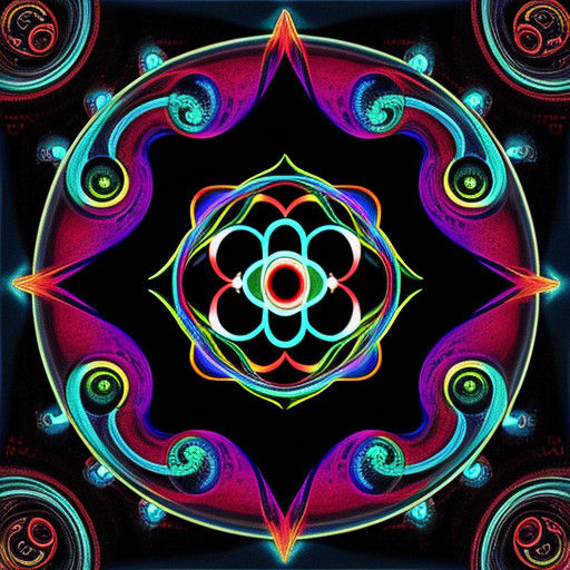 Psychedelic Dmt Molecule in 3D