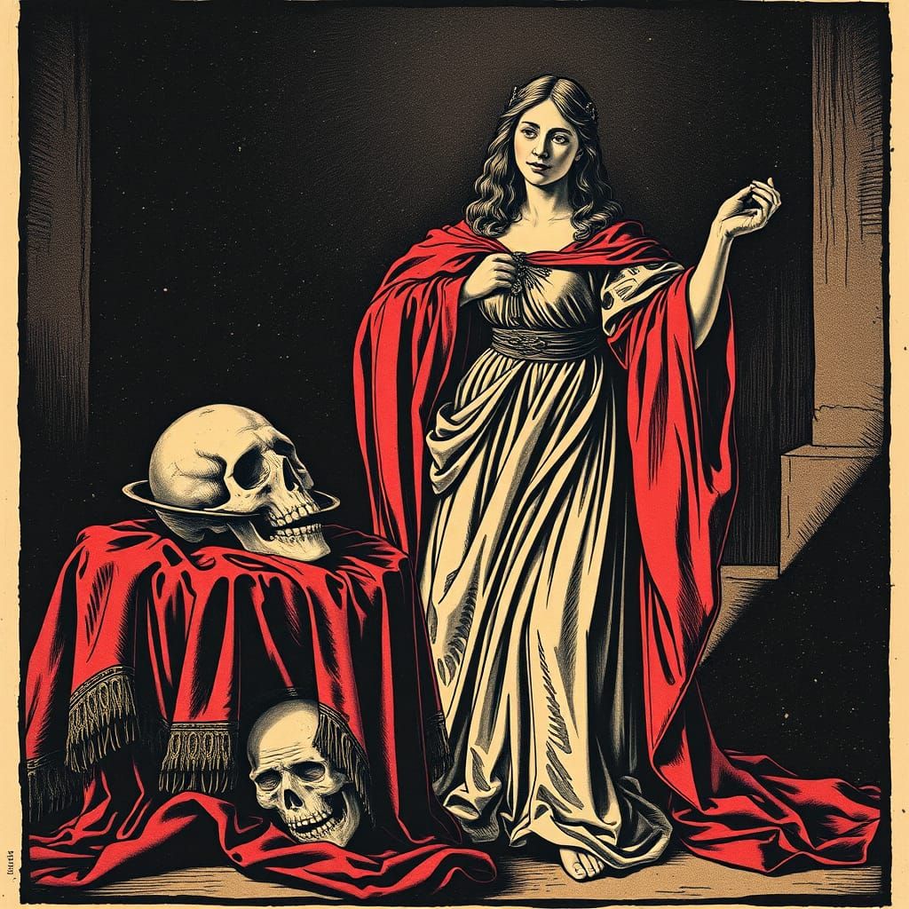 Triumphant Judith in Dark Germanic Style