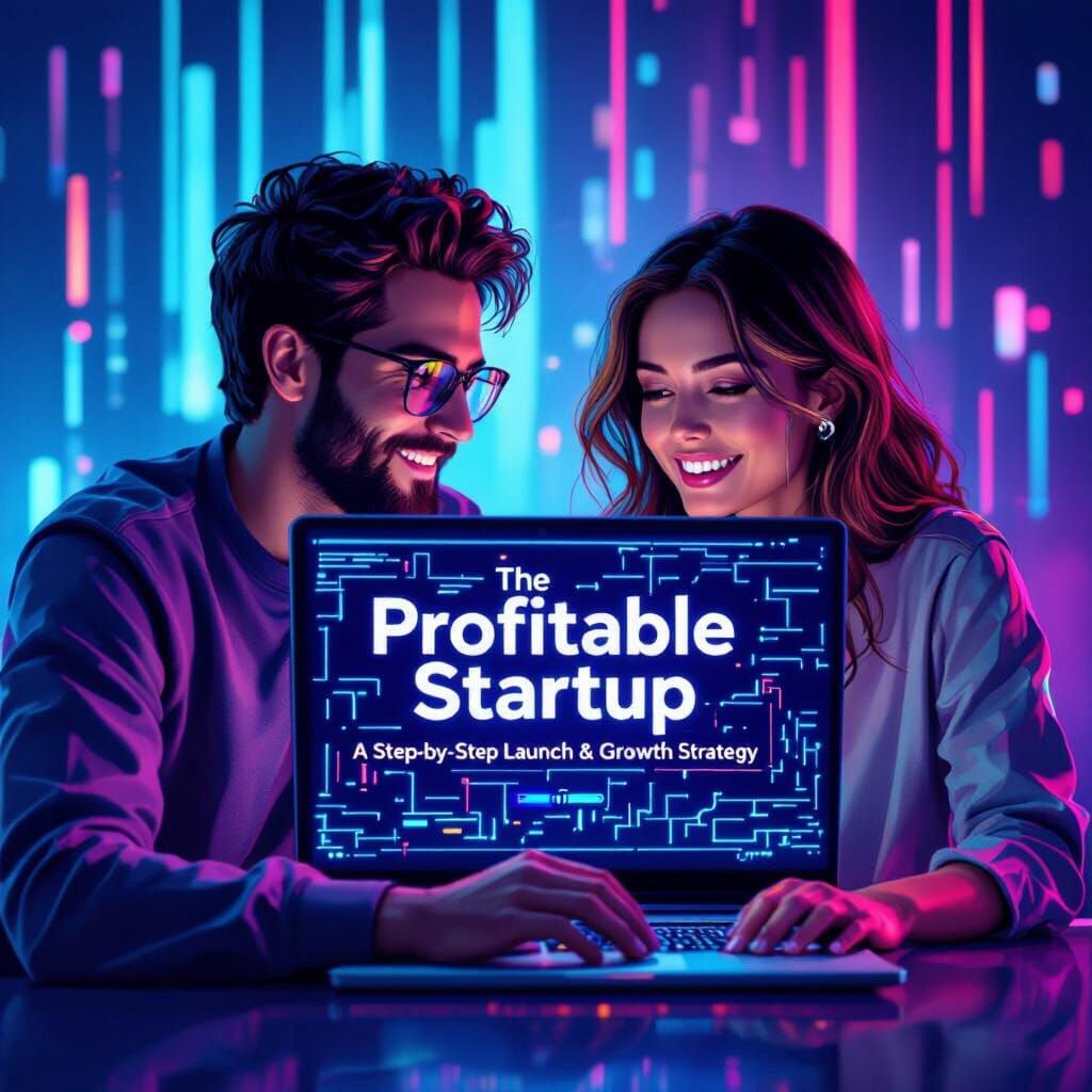 NFT Art: Startup Strategy Discussion with Vibrant Neon