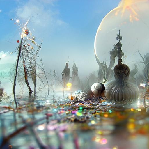 Nightmare Dreamscape in Hyperrealistic Digital Art