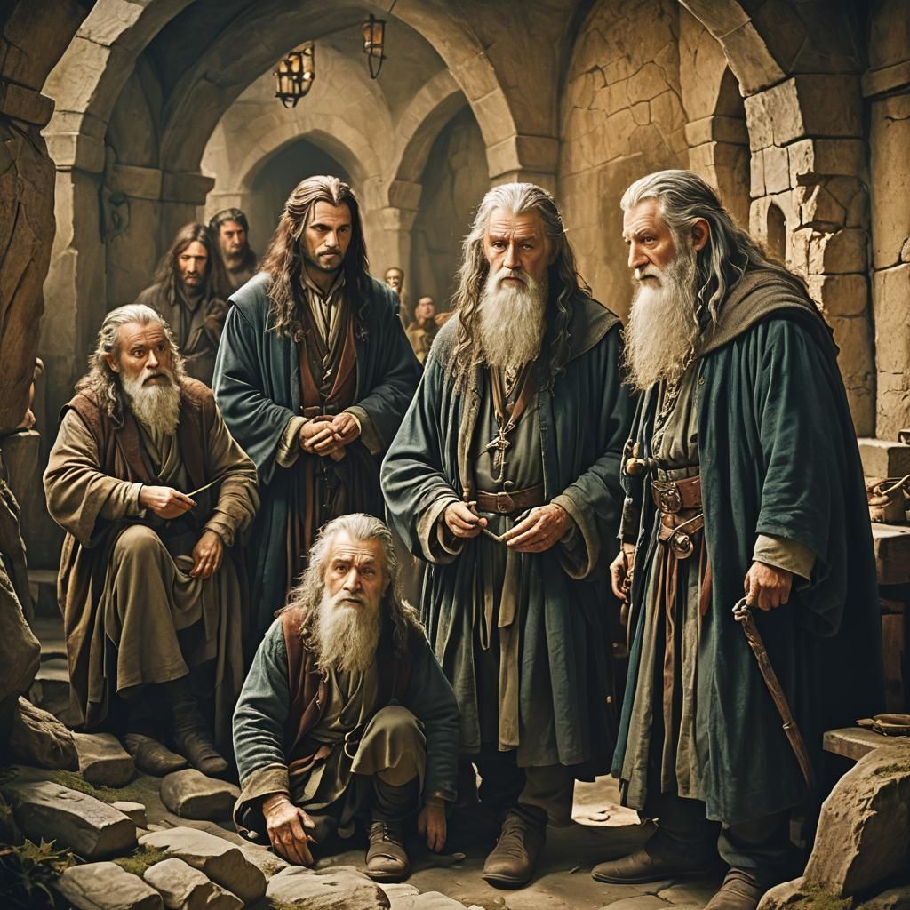 Council of Elrond in Renaissance Style