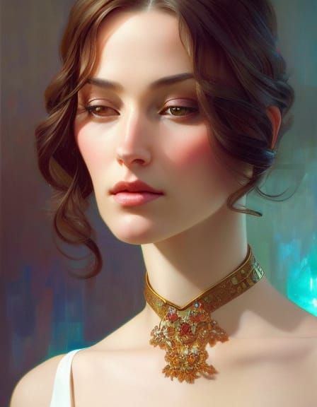 Dystopian Woman Portrait with Dynamic Lighting