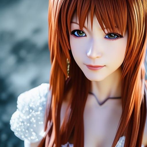 Realistic Kingdom Hearts Kairi in Wedding Dress