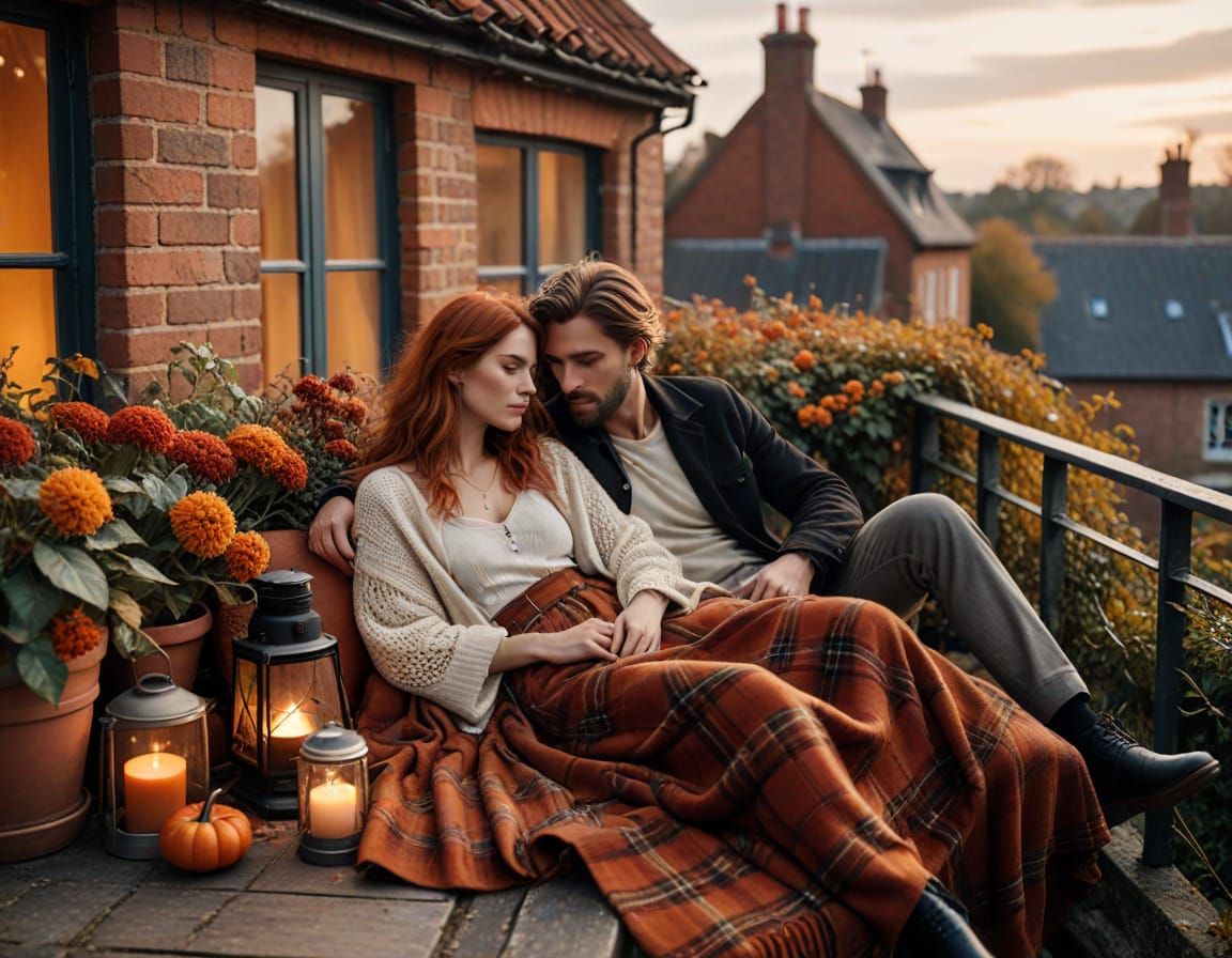 Bohemian Fashion Editorial Under Autumn Stars