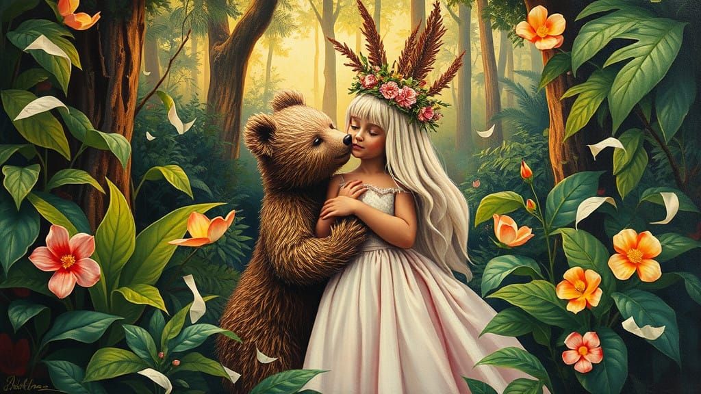 Rupert Bear in a Primitivist Masterpiece