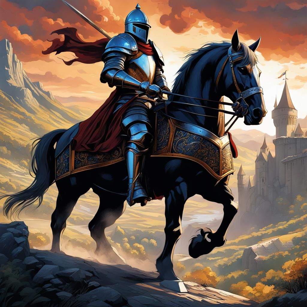 Knight and his horse