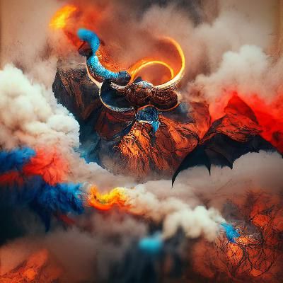Detailed Balrog Matte Painting in Unreal Engine 5