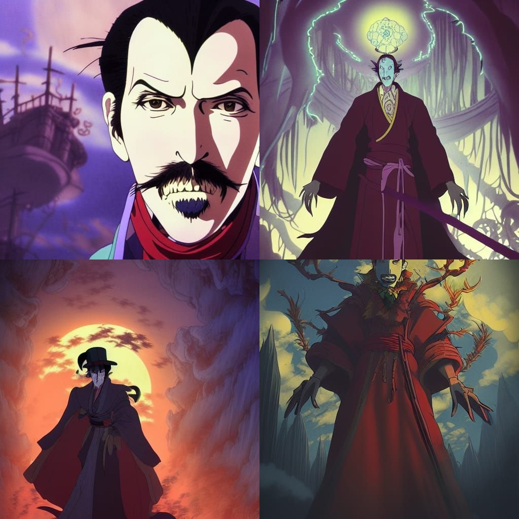 Vincent Price as Ghibli Anime Character