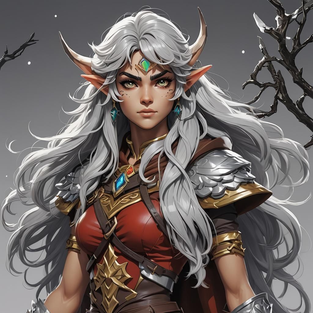 Elfquest Cutter in Detailed 3D Anime Art