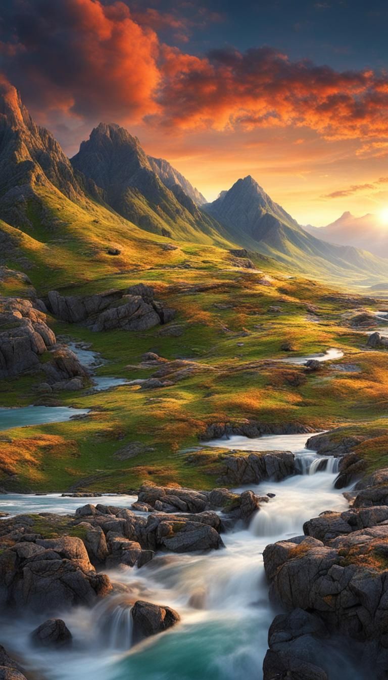 Breathtaking AI-Generated Landscape