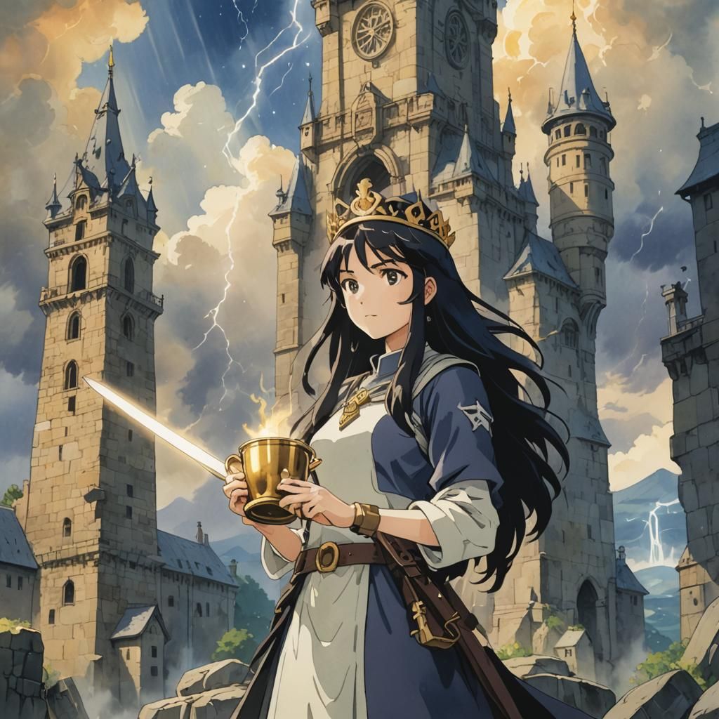 Saint Barbara, Patroness of Miners, in Anime-Inspired Glory