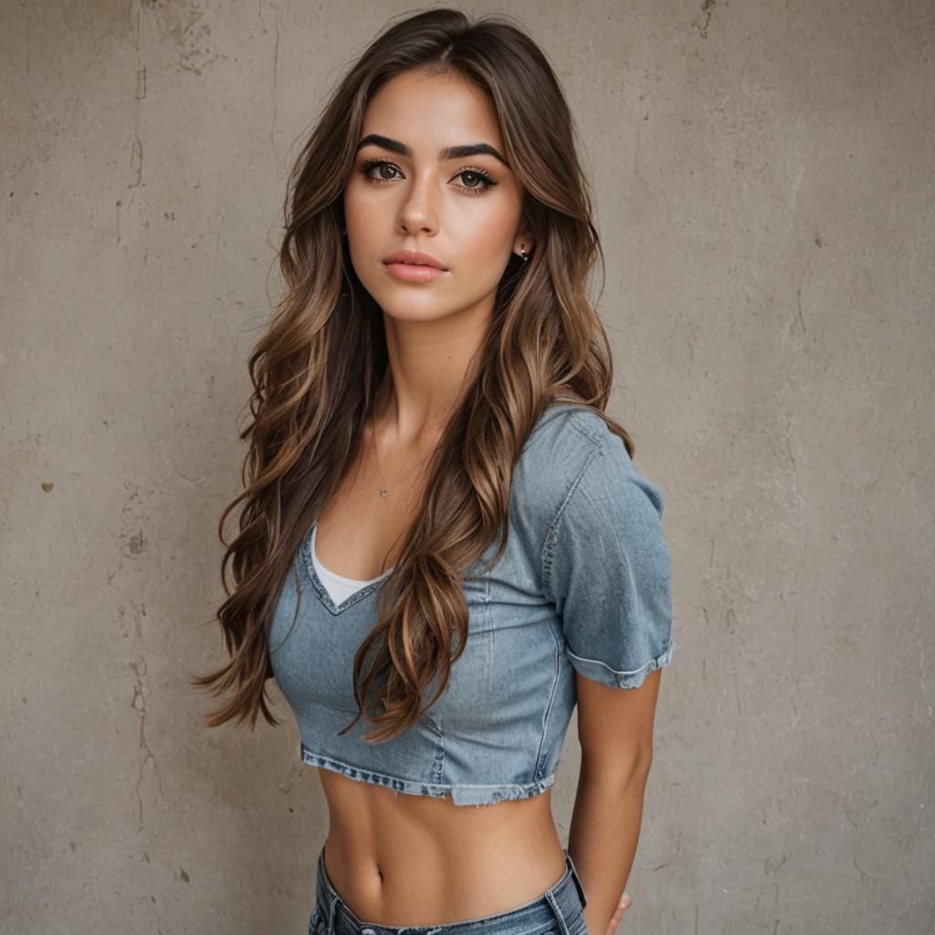 Stunning Italian Girl Workout: Professional Portrait