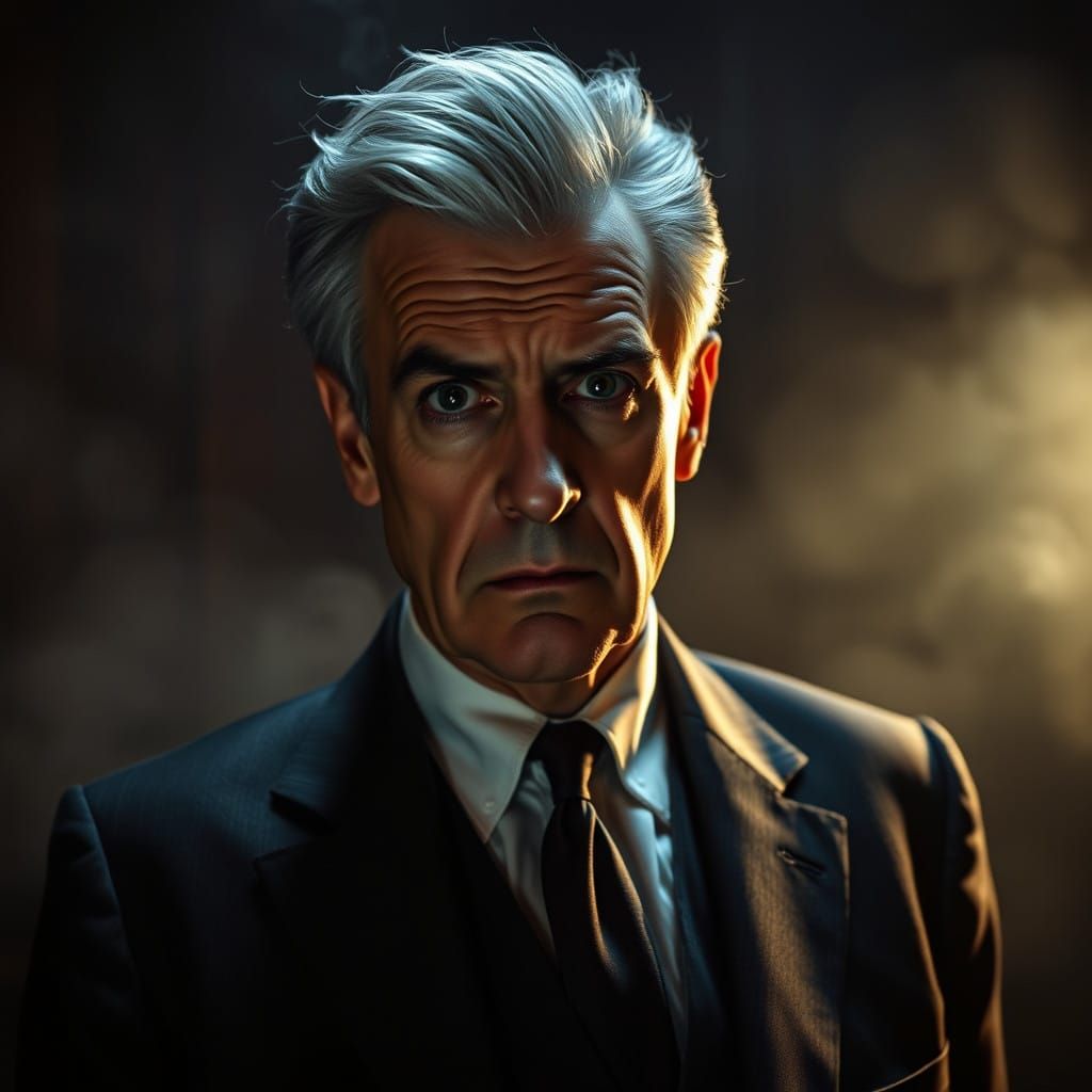 A Disillusioned Man in Shadows