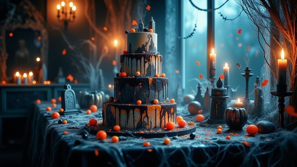 Whimsical Dark Fantasy Spooky Birthday Party