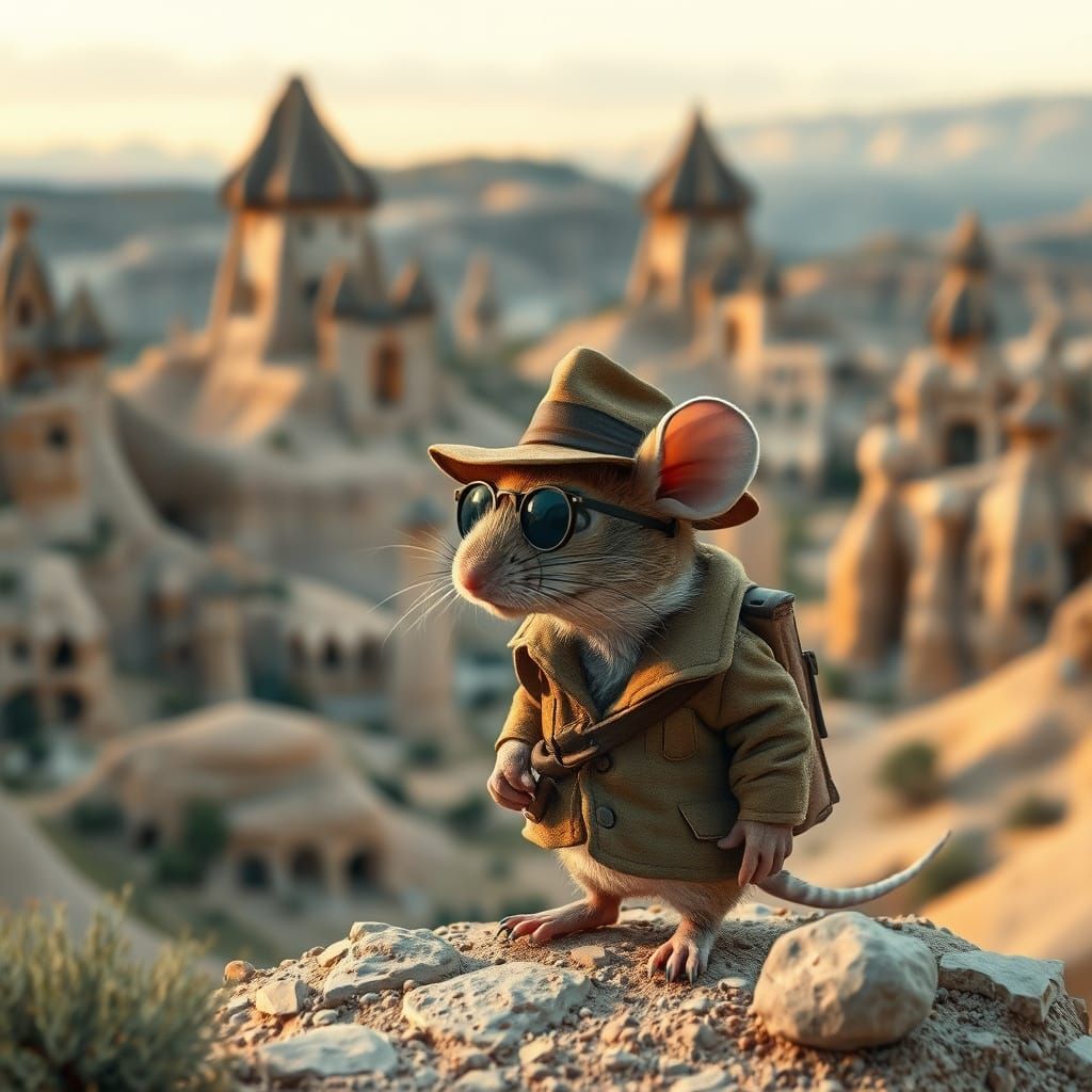 Indiana Jones Mouse Adventures in Cappadocia