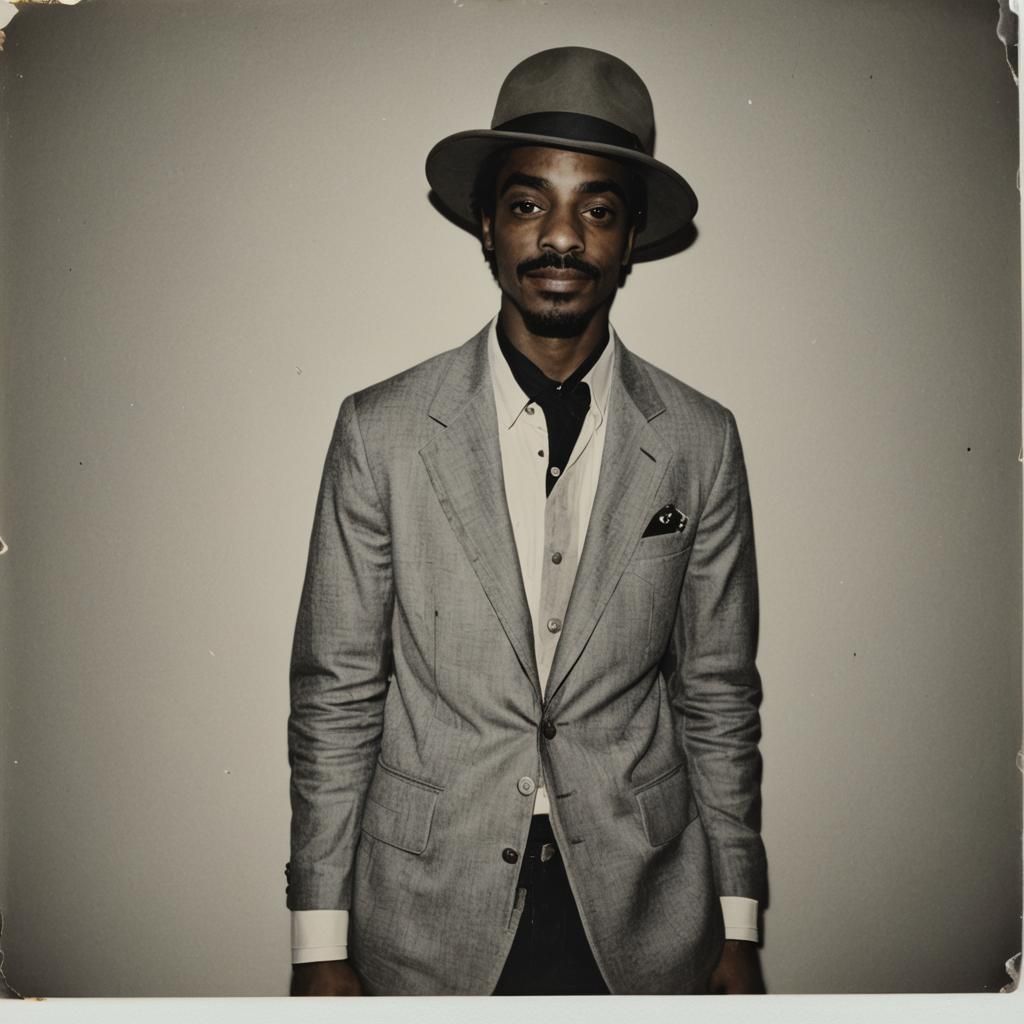 Polaroid Style Portrait of Andre 3000