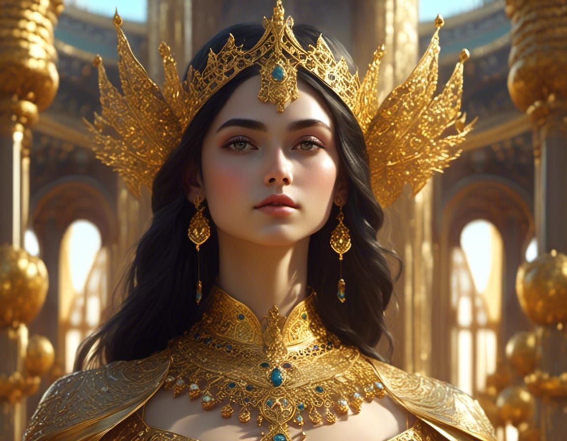 <lora:MakeItPretty:1.0> a gorgeous elf girl from Persepolis