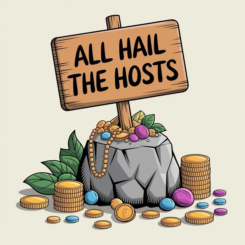 Ancient Ritual Sign Surrounded by Treasure