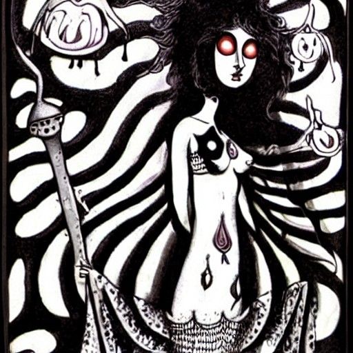 Babalon in Tim Burton Style