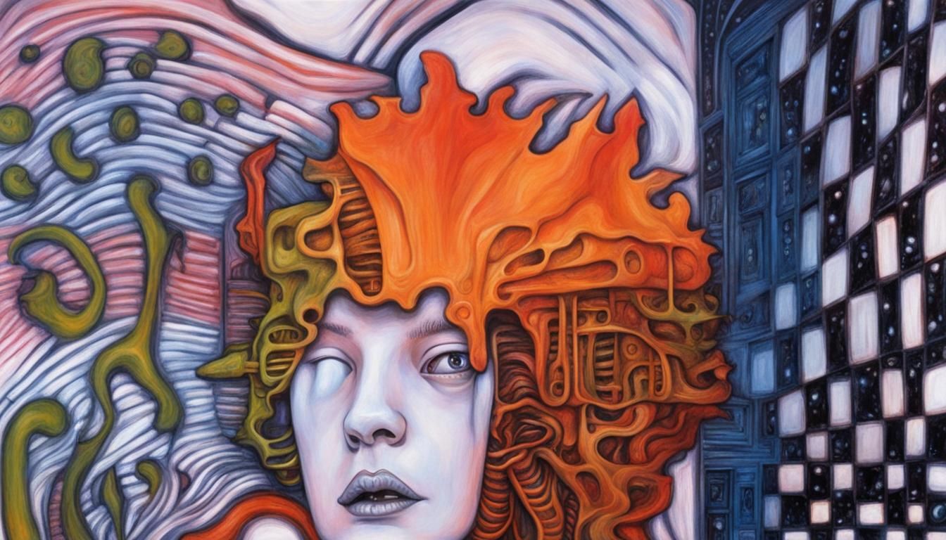 Pop Art Biomechanical Intricacy