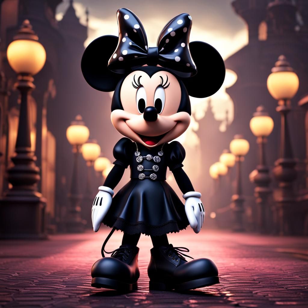 Goth Minnie Mouse