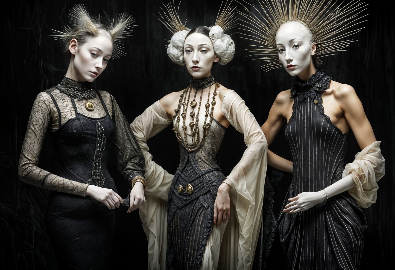 Exotic Aliens Celebrate in Surreal Restaurant