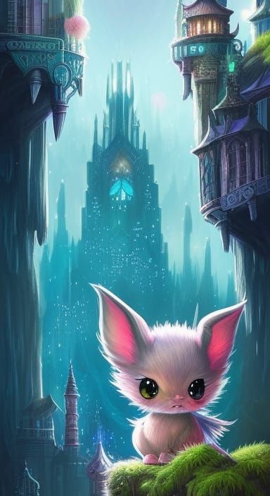 Carbuncle in a nightmarish city