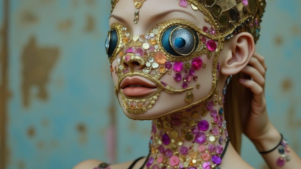 Cyborg Insect Engineers Building a Glittering Actress