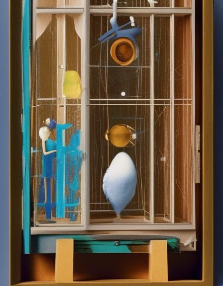 Cuttlefish Bone Assemblage in Cornell Style