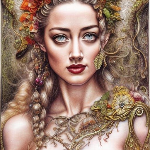 Hyperrealistic Pencil Sketch of Nude Figure